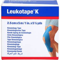 Leukotape K 2,5 cm blau 1 St