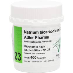 Biochemie Adler 23 Natrium bicarbonicum D 12 Tabl. 400 St