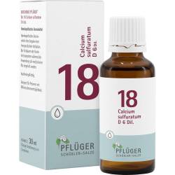 Biochemie Pflüger 18 Calcium sulfuratum D 6 Tropf. 30 ml