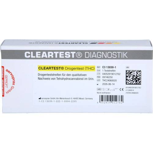 Cleartest Drogentest Thc Teststreifen 1 St