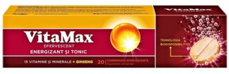 VitaMax - 20 comprimate efervescente