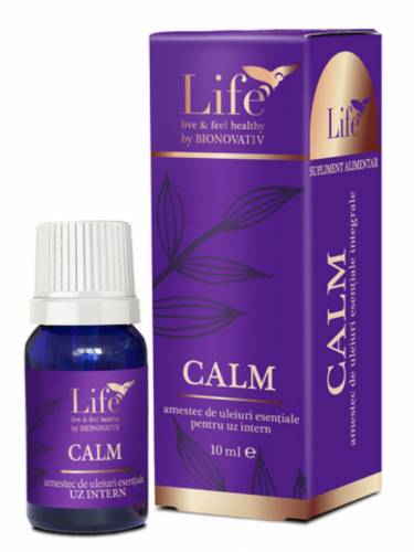 Calm, amestec de uleiuri esentiale, 10ml - Bionovativ