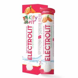 Electroliti cu aroma de portocale Kityvit, 20 comprimate efervescente, PharmA-Z