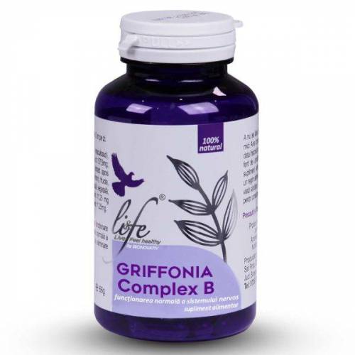 Griffonia + Complex B, 60cps, Life Bio