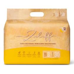 Scutece din bambus, marimea 3, 6-11 kg, 30 bucati, Zuluff