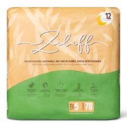 Scutece chilotei din bambus, marimea 5, 13-18 kg, 78 bucati, Zuluff