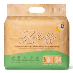 Scutece chilotei din bambus, marimea 6, 15-20kg, 24 bucati, Zuluff