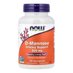 D-Manoza, 500 mg, 120 capsule vegetale, Now Foods