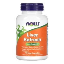 Liver Refresh, 90 Capsule vegetale, Now Foods