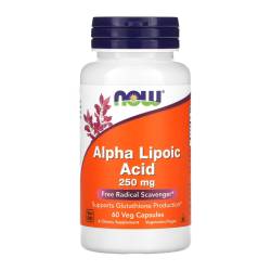 Acid alfa lipoic  250 mg, 60 capsule, Now Foods