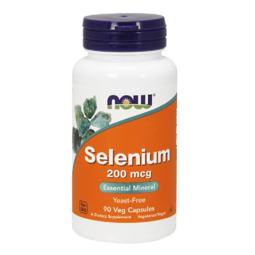 Seleniu, 200 mcg, 90 capsule vegetale, Now Foods
