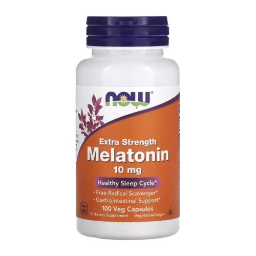 Melatonina Forte 10mg, 100 capsule, Now Foods