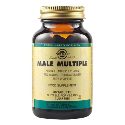 Multivitamine pentru barbati Male Multiple, 60 tablete, Solgar