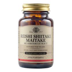 Extract din Ciuperci Reishi, Shiitake și Maitake 50 capsule, Solgar