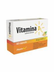 Vitamina D3 2000UI, 120 capsule, PharmA-Z
