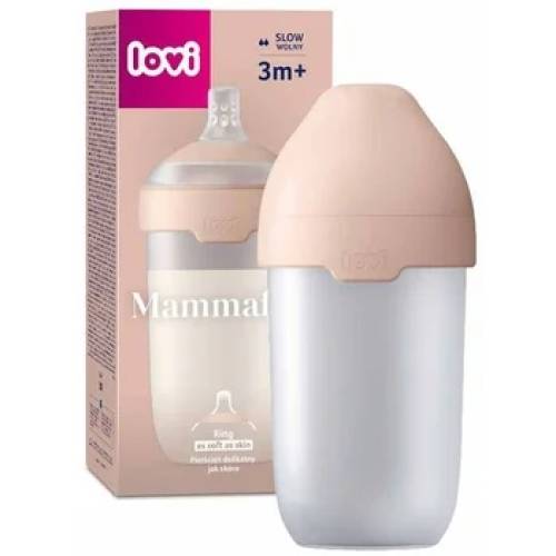 Lovi Biberon Mammafeel 250ml cu tetina dinamica