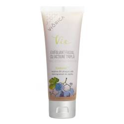 Exfoliant facial cu actiune tripla Vie, 75ml, Viorica
