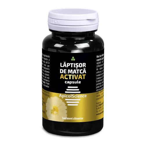 Laptisor de matca activat, 60 capsule, DVR Pharm
