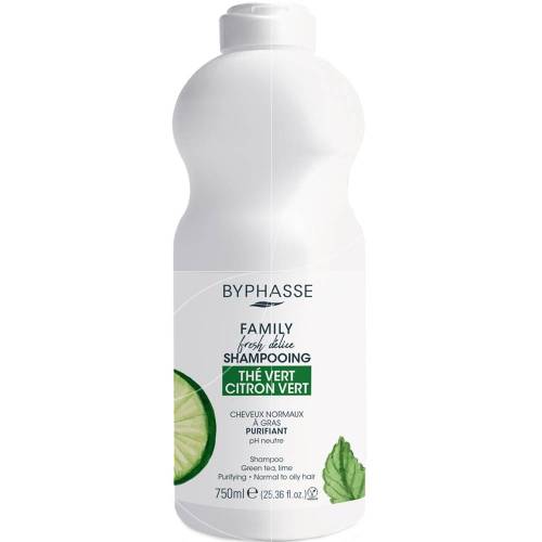 Sampon pentru par normal spre gras Family Fresh, 750ml, Byphasse