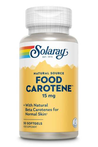 Food Carotene 15mg Solary, 30 capsule moi, Secom