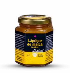 Laptisor de matca in miere 30%, 225g, Apicolscience