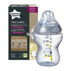 Biberon Closer to Nature Bufnita 0 luni+, 260ml, Tommee Tippee