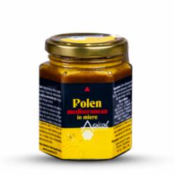 Polen Mediteranean in miere, 225g, Apicolscience