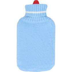 Wärmflasche Gummi 2 l m.Rollkragenpullover Bezug 1 St