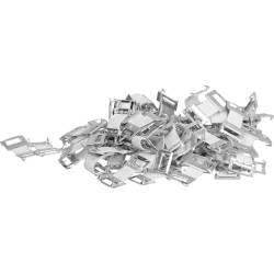 Verbandklammern weiß mit Gummiband 50 St