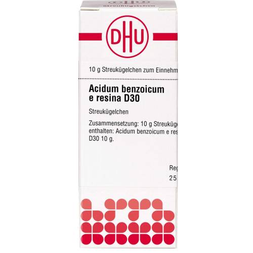 Acidum Benzoicum E Resina D 30 Globuli 10 g