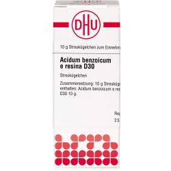 Acidum Benzoicum E Resina D 30 Globuli 10 g