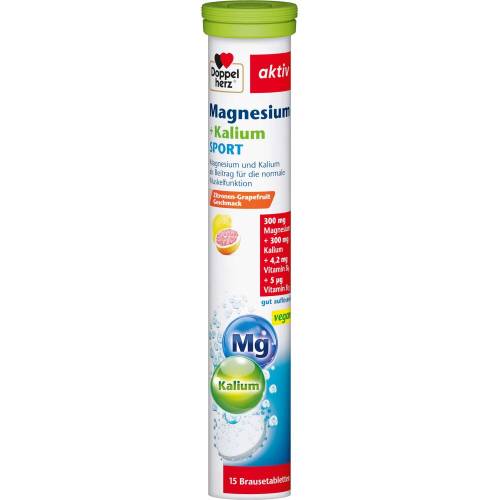 Doppelherz Magnesium+Kalium Sport Brausetabletten 15 St