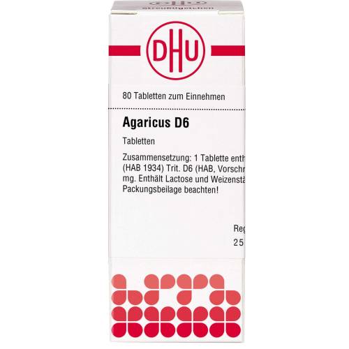 Agaricus D 6 Tabletten 80 St