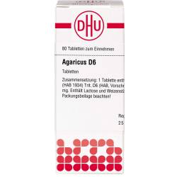 Agaricus D 6 Tabletten 80 St