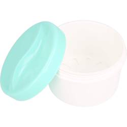 Gebissdose mit Einsatz u.Deckel grün 1 St