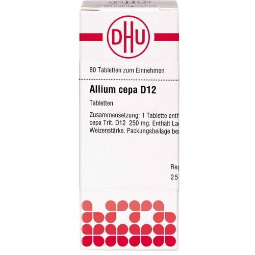 Allium Cepa D 12 Tabletten 80 St