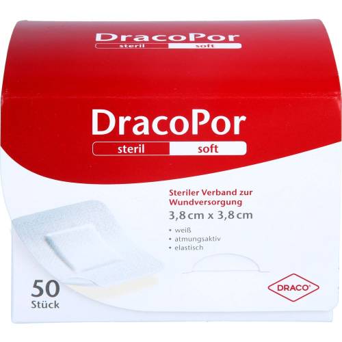 Dracopor Wundverband 3,8x3,8 cm steril 50 St