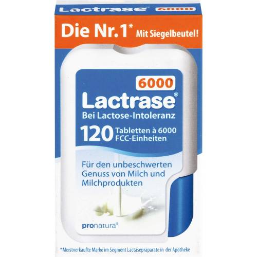 Lactrase 6.000 Fcc Tabletten im Klickspender 120 St