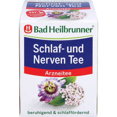 Bad Heilbrunner Schlaf- und Nerven Tee Filterbeut. 14 g