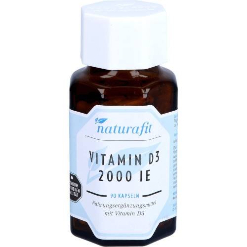 Naturafit Vitamin D3 2000 I.E. Kapseln 90 St
