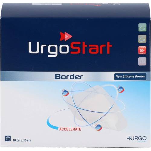 Urgostart Border 10x10 cm Schaumstoffwundverband 20 St