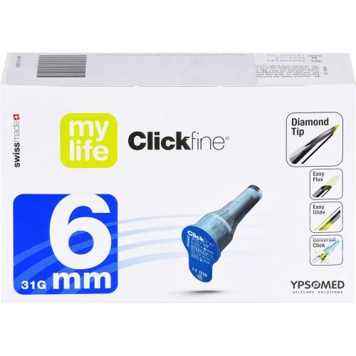 Mylife Clickfine Pen-Nadeln 6 mm 31 G 100 St