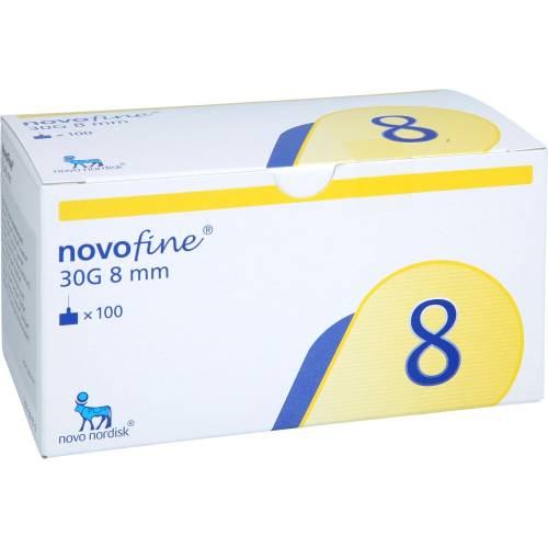 Novofine Nadeln 30 G 0,30x8 mm 100 St