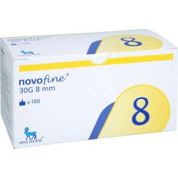 Novofine Nadeln 30 G 0,30x8 mm 100 St
