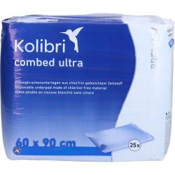 Kolibri combed Krankenunt.premium ultra 60x90 cm 25 St