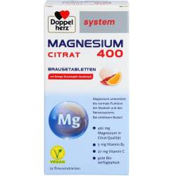 Doppelherz Magnesium 400 Citrat system Brausetabl. 24 St