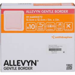 Allevyn Gentle Border 12,5x12,5 cm Schaumverb. 10 St