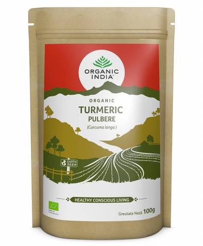 Turmeric Pulbere, 100g - Organic India