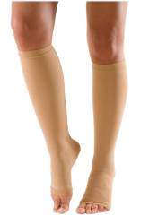 Rayat Ciorapi compresivi 23 - 32 mmHg pana la genunchi clasa 2 cu varf deschis bej 3/M