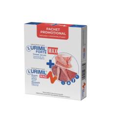 URIMIL FORTE MAX X 30 + URIMIL MAG X 30 PACHET PROMOTIONAL NATURPHARMA